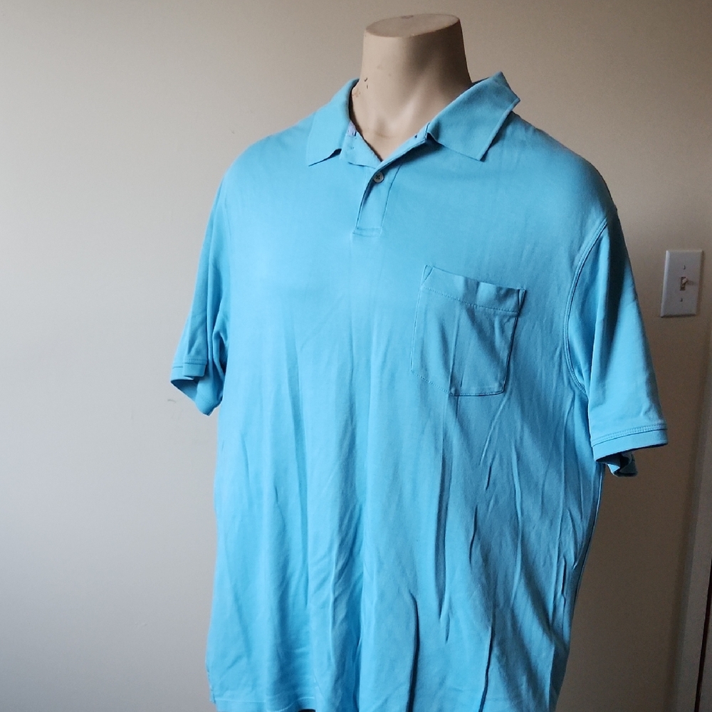 Roundtree & Yorke Sky Blue Polo Shirt